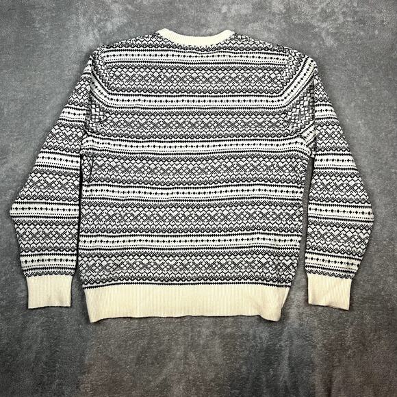 J Crew Sweater Mens XL Lambswool Blend Fair Isle Sweater Geometric NWT MSRP $118 - Picture 7 of 10